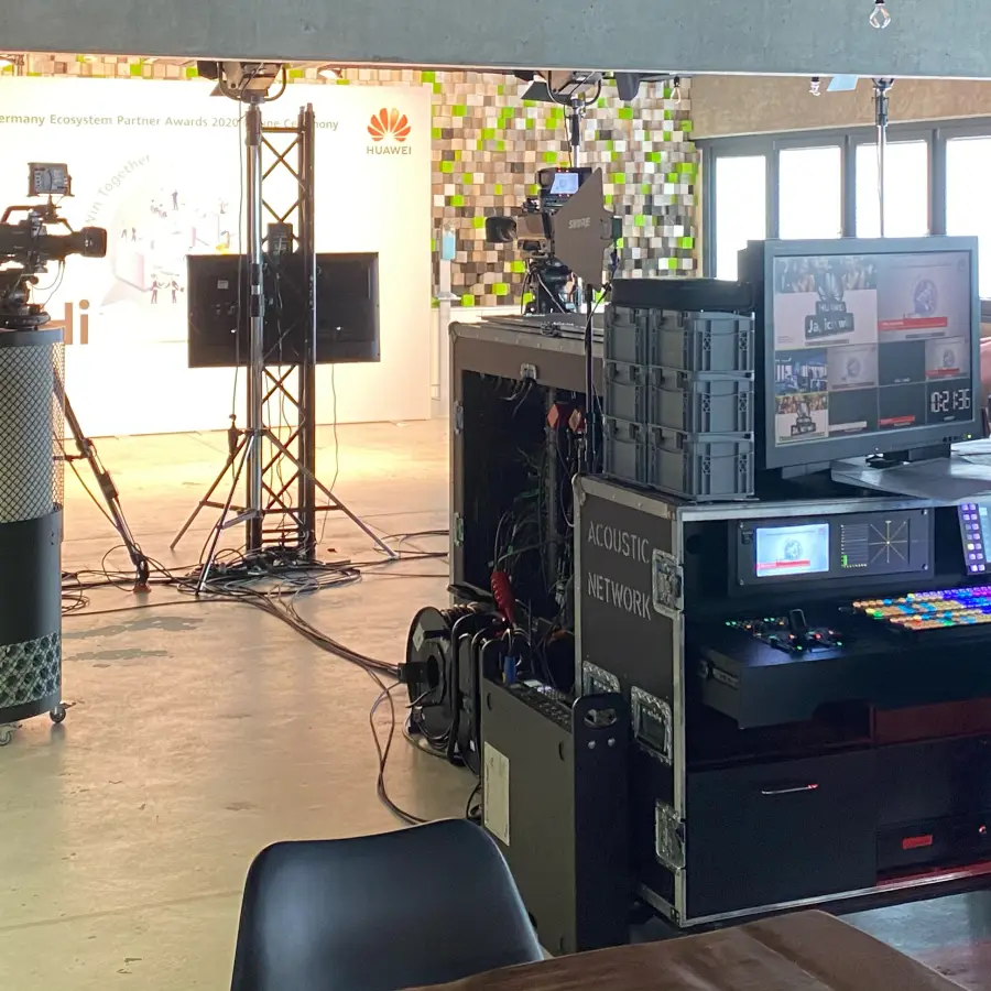 Videoaufzeichnung einer Produktpräsentation eines bekannten Unternehmens.